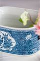  A & B Home 2-Piece Large and Small White/Blue Kelda Planters Set-5
