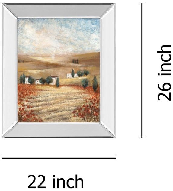 Classy Living Tuscan Meadow Wall Art-1
