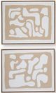 Signature Design by Ashley® Waldett 2-Piece Beige/White Wall Art Set-4