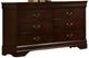 Furniture of America® Louis Philippe Dark Cherry Dresser-0