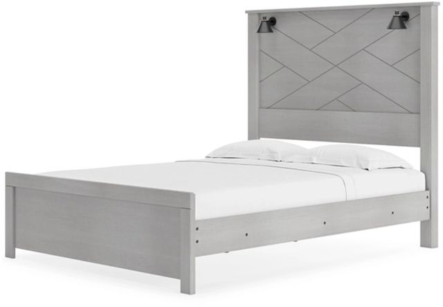 Signature Design by Ashley® Cottonburg Light Gray Queen Panel Bed-2