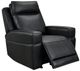 Leather Italia™ Royce Valley Black Power Glider Recliner-0