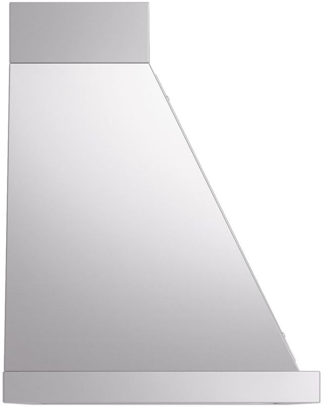 Ilve® Nostalgie II Noblesse 40" Stainless Steel Wall Mounted Range Hood with Chrome Trim-2
