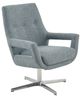 Olliix by INK+IVY Daisy Blue Multi Swivel Chair-1