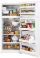 GE® 28" 17.5 Cu. Ft. White Top Freezer Refrigerator-4
