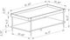 Coaster® Fallon Light Brown Coffee Table-3