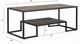 ACME Furniture Idella Rustic Oak Coffee Table with Black Frame-3