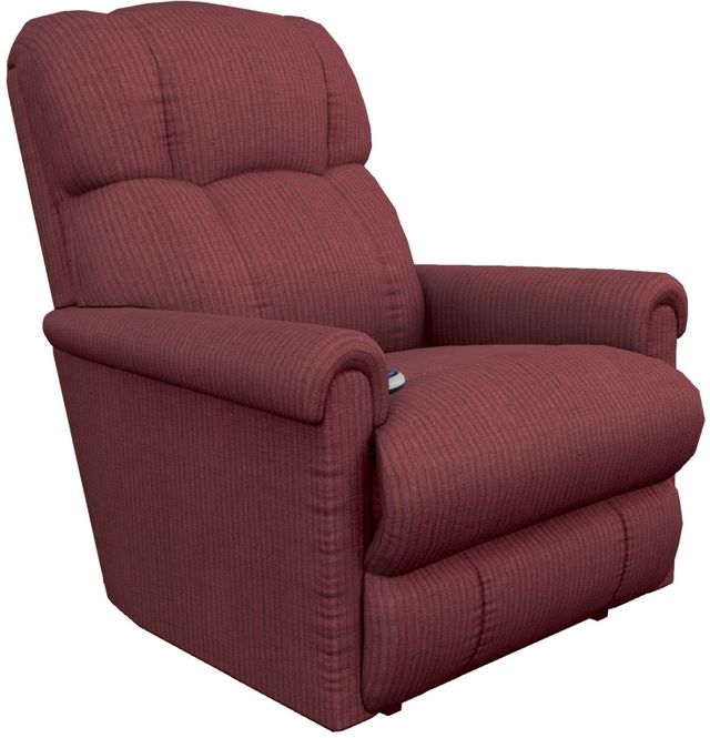 La-Z-Boy® Pinnacle Platinum Sangria Power Lift Recliner with Headrest and Lumbar-0