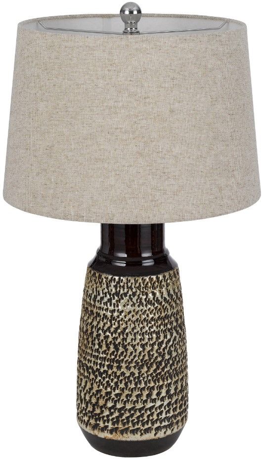 Cal® Lighting & Accessories Scottsboro 2-Piece Antique Silver/Black Table Lamp Set-1