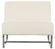 Moe's Home Collection Jules Off White Aluminum/Polyester Outdoor Accent Chair-1
