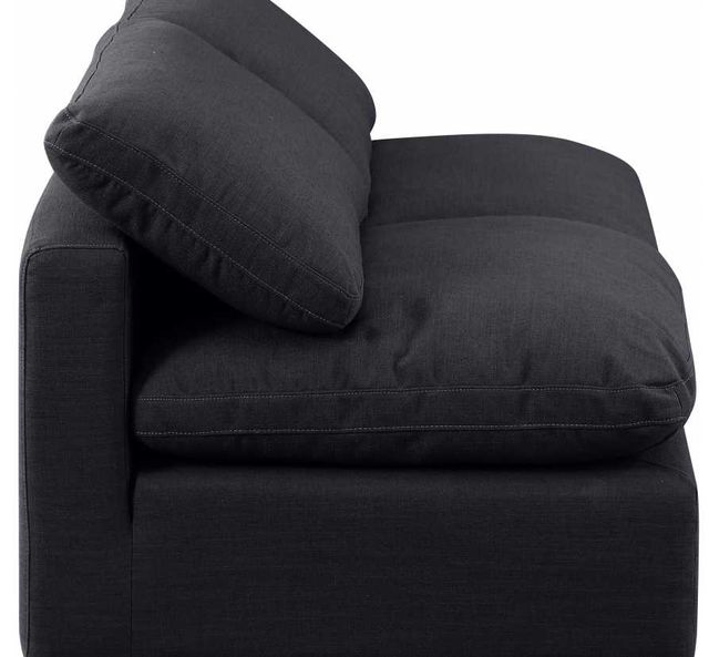 Meridian Furniture Indulge 2-Piece Black Armless Sofa-2