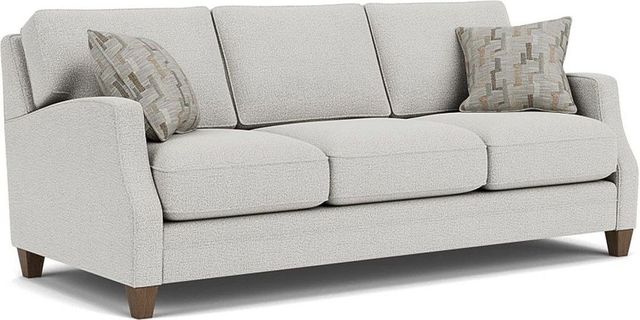 Flexsteel® Lennox Silver Glacier Sofa-0