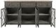 Jofran Inc. Aurora Hills Bisque/Brushed Gray 6-Door Accent Chest-2
