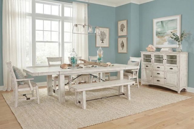 Sunny Designs™ Marina White Sand Bench with Turnbuckle-1