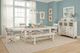 Sunny Designs™ Marina White Sand Bench with Turnbuckle-1