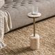 Classic Home Jordyn Champagne Small Accent Table-1