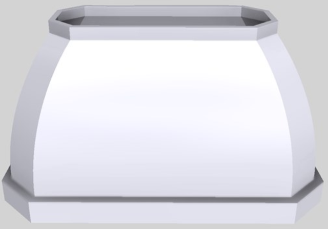 Vent-A-Hood® Designer Series 54" White Island Range Hood-0