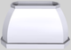 Vent-A-Hood® Designer Series 54" White Island Range Hood-0