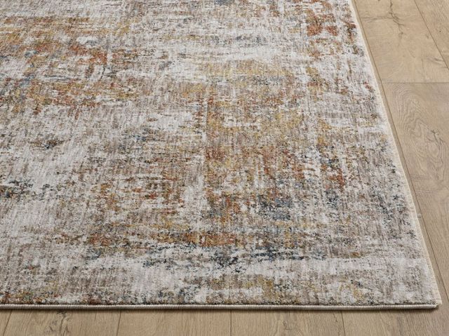 KAS Rugs Avani Ivory/Spice Lisbon 5'x8' Area Rug-1