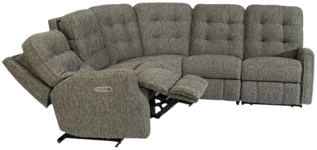 Flexsteel® Customizable Devon Power Reclining Sectional with Power Headrests-1