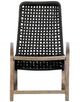 Armen Living Griffin Black/Natural Outdoor Rocking Chair-4