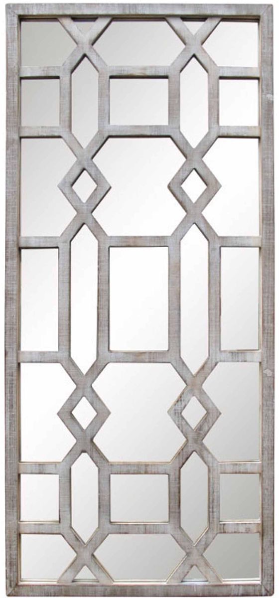 Signature Design by Ashley® Leora Antique Gray Accent Mirror-0