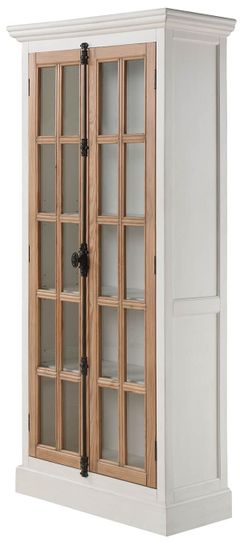 Coaster® Tammi Antique White/Brown Tall Cabinet