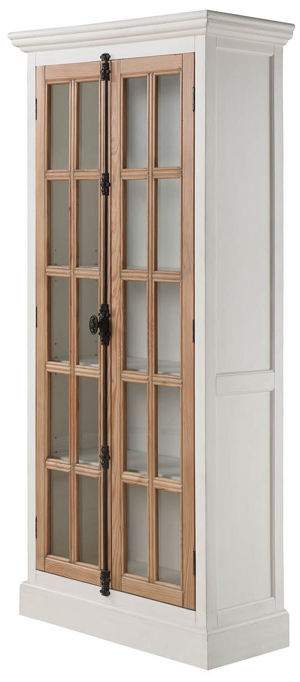 Coaster® Tammi Antique White/Brown Tall Cabinet