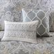 Olliix by Harbor House 6 Piece Grey Full Hallie Cotton Comforter Set-5