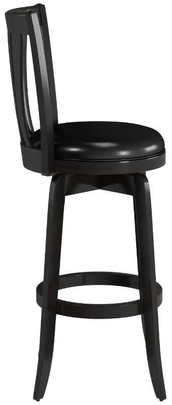 HH2 Home Savana Black Swivel Bar Stool-2