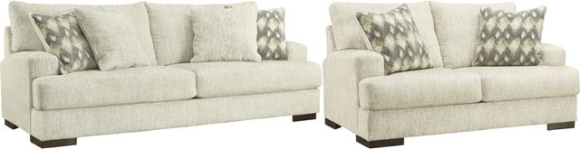 Signature Design by Ashley® Caretti 2-Piece Parchment Living Room Set-0