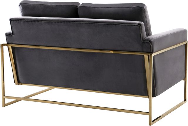 Meridian Furniture Mila Grey Velvet Loveseat-2
