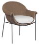 Four Hands Suerte Iron/Woven Hyacinth Outdoor Dining Chair-0