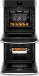 GE® 27" Stainless Steel Double Electric Wall Oven-3