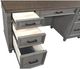 aspenhome® Caraway Aged Slate Credenza Desk and Hutch-2