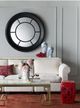 A & B Home Cameron Black Decorative  Mirror-3