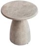 Classic Home Collins Light Gray 16" Outdoor Concrete Accent Table-2