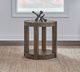 Liberty Furniture Broadmore Cobblestone Brown Round Chairside Table-1