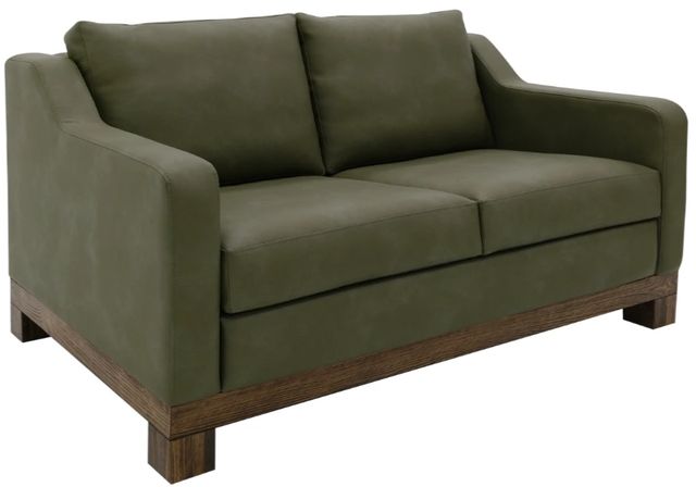 International Furniture Direct Natural Teca Olive Loveseat-0
