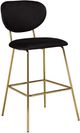 Brassex Inc. 2-Piece Black/Gold 30" Bar Stool Set-0