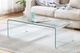 Titus Furniture T5600 Clear Glass Coffee Table-0