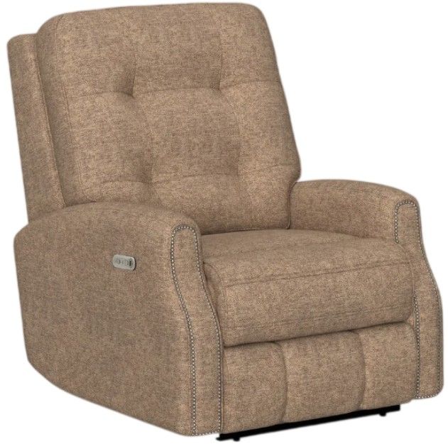 Flexsteel® Customizable Devon 35" Power Recliner with Power Headrest-1