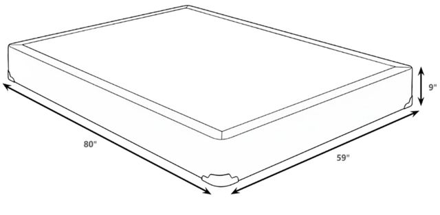 Coaster® Mercer Gray 9" Queen Standard Box Spring Foundation-2