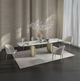 ACME Furniture Cora 2-Piece Champagne/Gray Upholstered Dining Side Chair Set-1