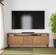 Flexsteel® Millwork Brown Large Entertainment Base-1