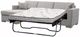 Edgewood Furniture Polo Cream Right-Arm Facing Queen Sofa Bed and Chaise-0