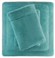 Olliix by True North by Sleep Philosophy Soloft Plush Teal Queen Sheet Set-1