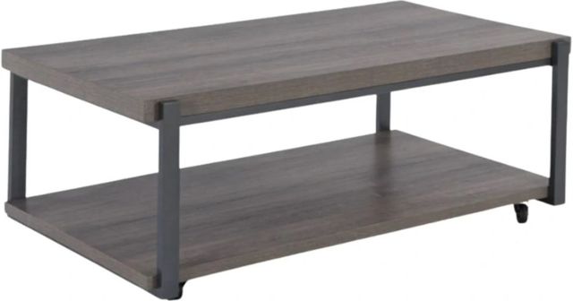 Signature Design by Ashley® Wilmaden 3-Piece Gray Occasional Table Set with Black Base-2