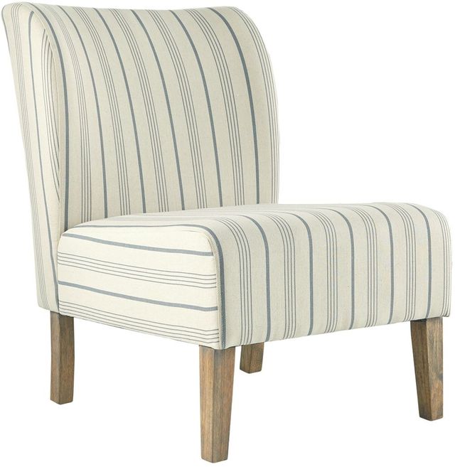 Signature Design by Ashley® Triptis Cream/Blue Accent Chair-0