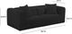 TOV Furniture Tarra Black Modular Loveseat-2
